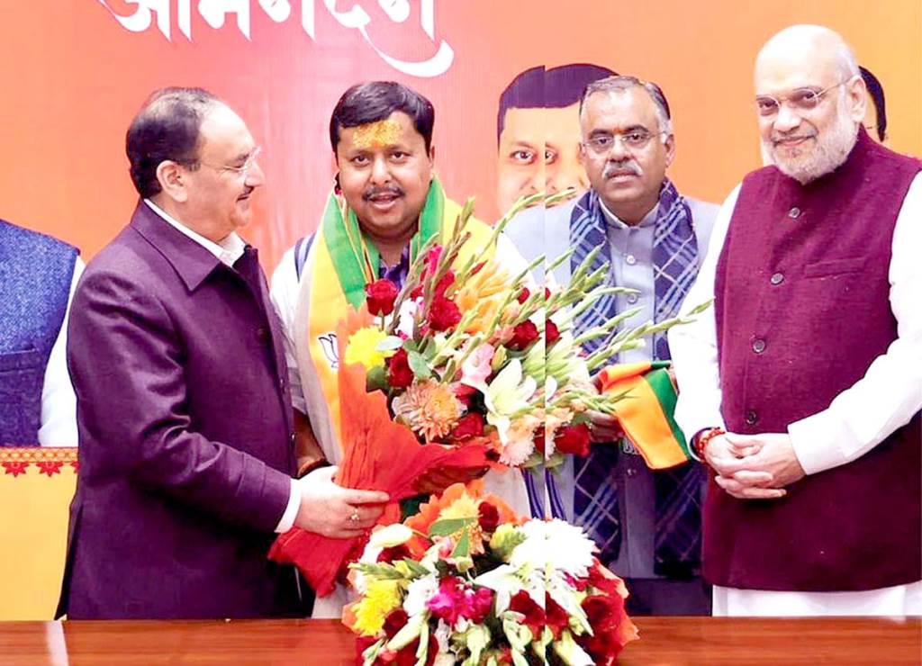 Nitin Naveen elected unopposed as BJP national president Election process underway for BJPs 12th national president